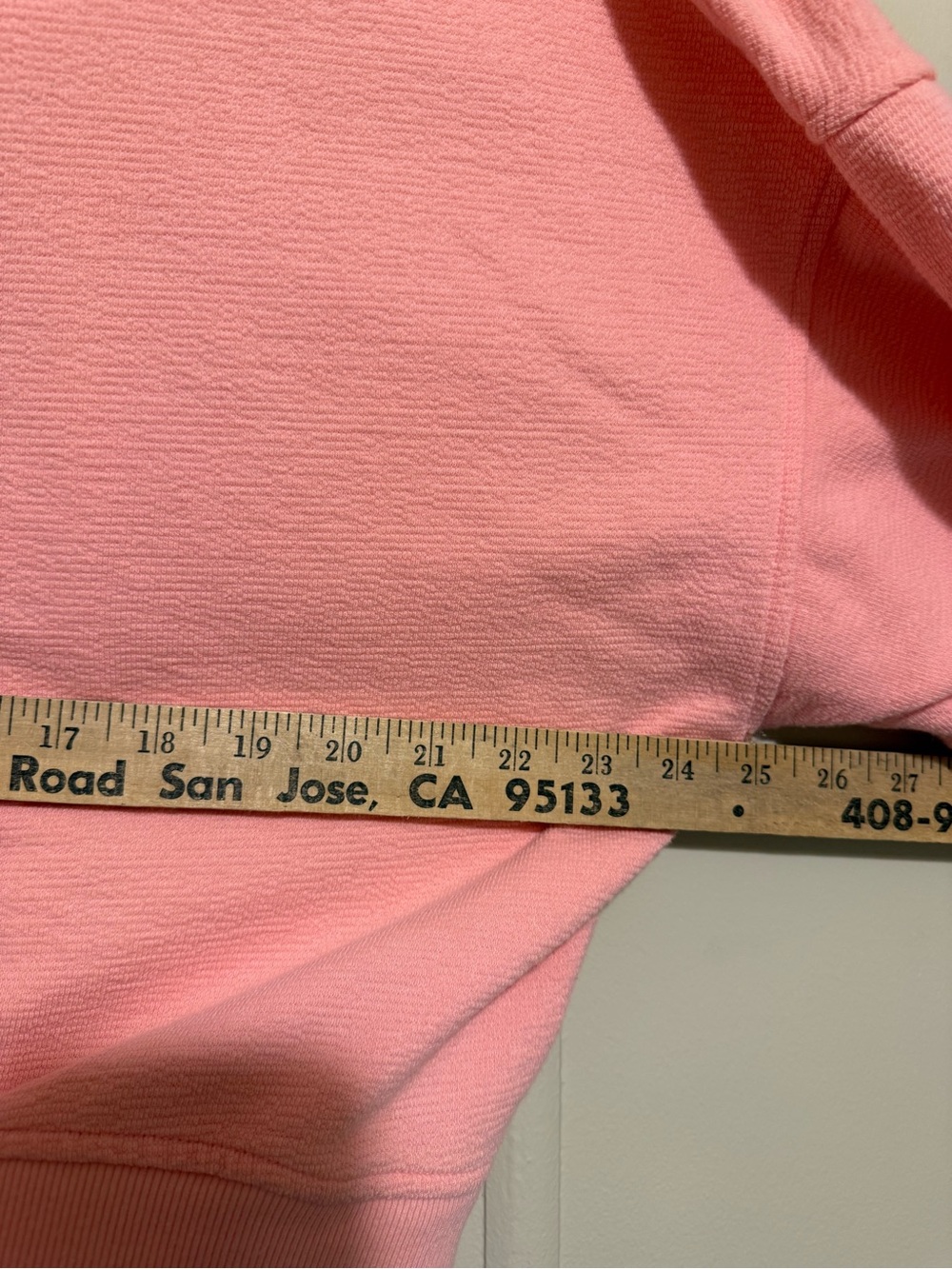 Aerie Quarter Zip Pullover Hoodie Sweatshirt Cropped Oversized Pink Size S - Picture 5 of 12